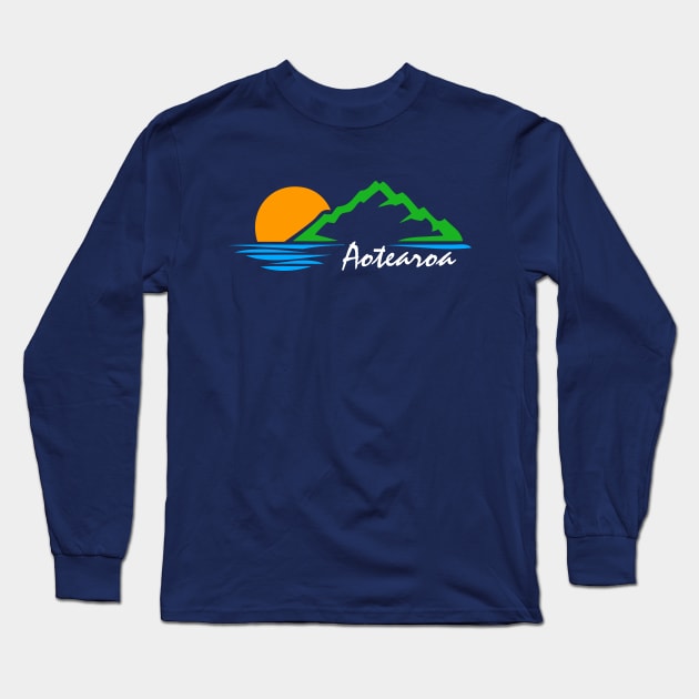 Aotearoa Long Sleeve T-Shirt by OrangeCup